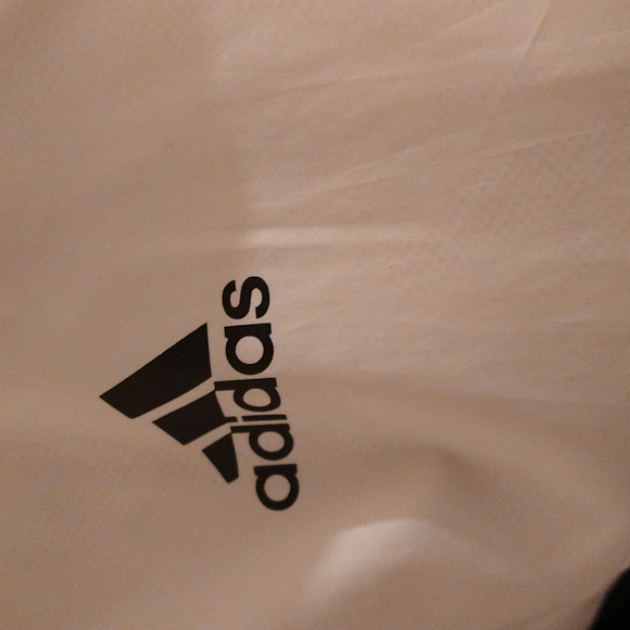 Adidas black and white windbreaker Sz M - Picture 2 of 9